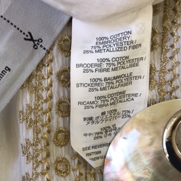 J. Crew Gold Embroidered Shorts - Picture 14 of 15